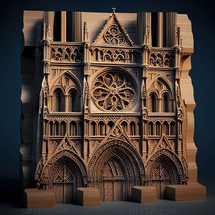 3D model notre dame (STL)